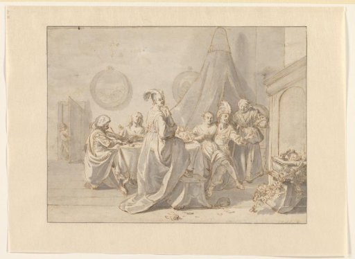 The Prodigal Son Squandering His Inheritance