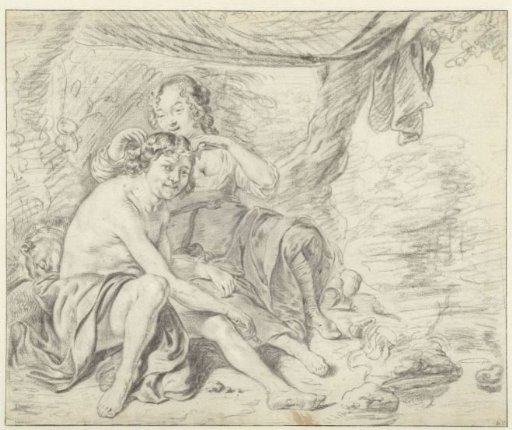 Shepherdess Crowning a Shepherd with a Laurel Wreath