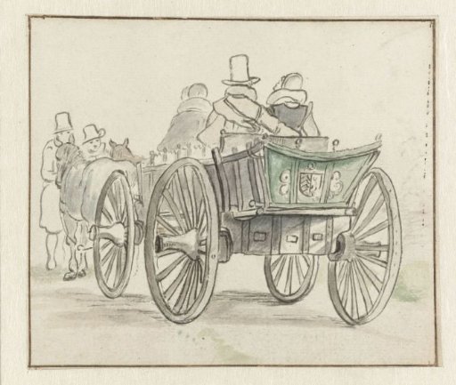 Carriage with a few passengers