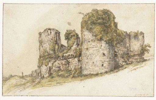 View of the Château de César in Vau