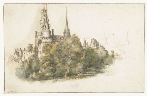 View of the Château d'Antonius in Antoine