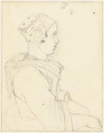 Seated North Holland peasant woman