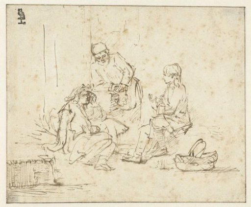 Joseph in Prison Interpreting the Dreams of the Butler and the Baker