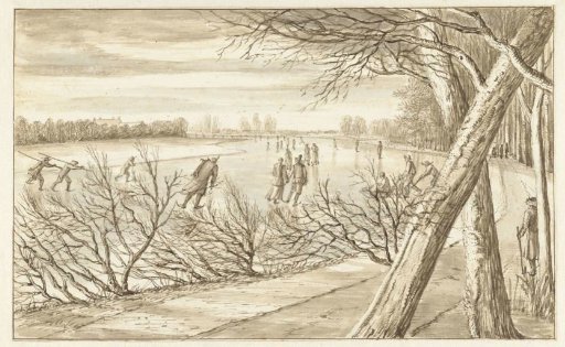 Skaters on a River