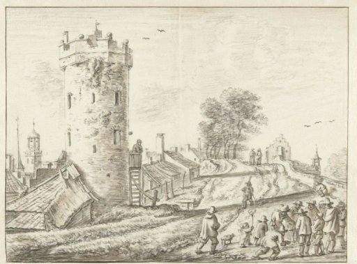 Axe-hewer's Tower on the walls of Utrecht