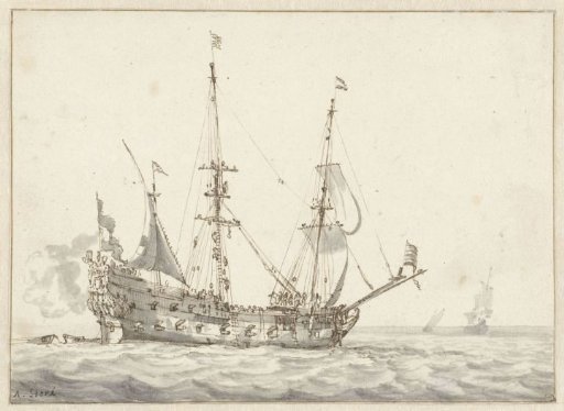 Dutch warship