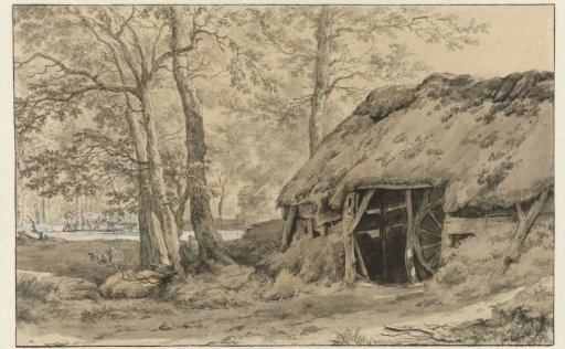 A Hut or Sheep Pen in the Woods