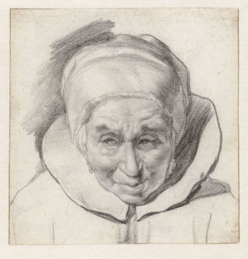 Study of the Head of an Old Woman