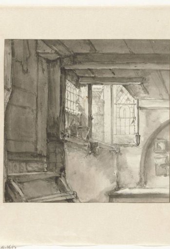 Interior with an open window