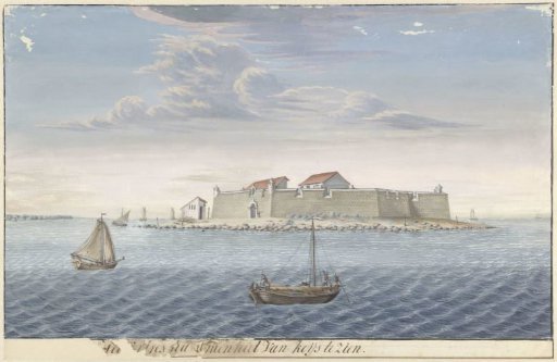 The fort Hammenhiel on Ceylon