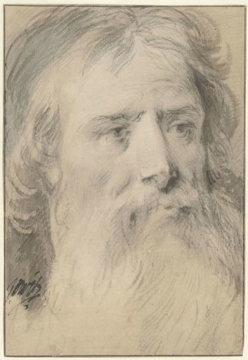 Man's Head with Large Beard