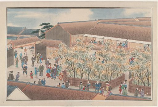 Street of Whores in Miako in the month of May