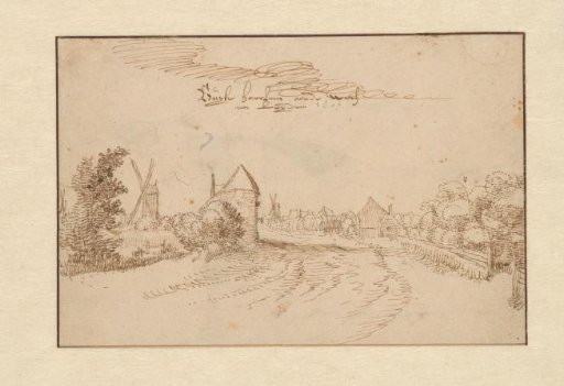 The road to Leiden outside Haarlem