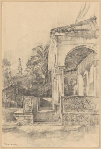 Pavilion of Charles V in the Royal Palace in Seville