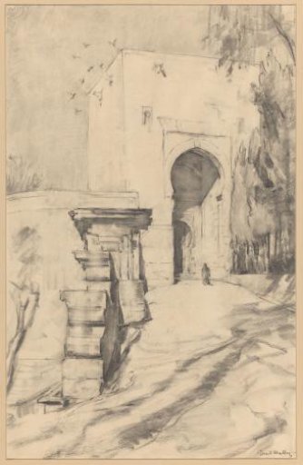 Puerta de la Justicia in the Alhambra in Granada