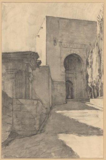Puerta de la Justicia in the Alhambra in Granada