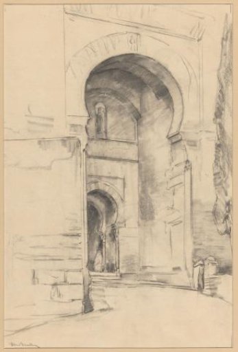 Puerta de la Justicia in the Alhambra in Granada