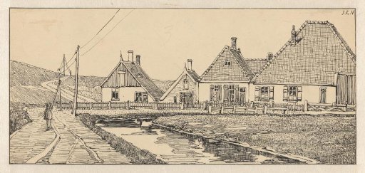 View of the Hazepolder (Nieuw-Petten) in North Holland