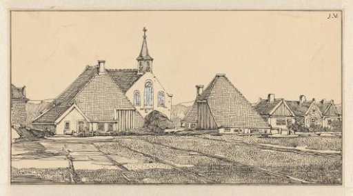 View of Petten in North Holland