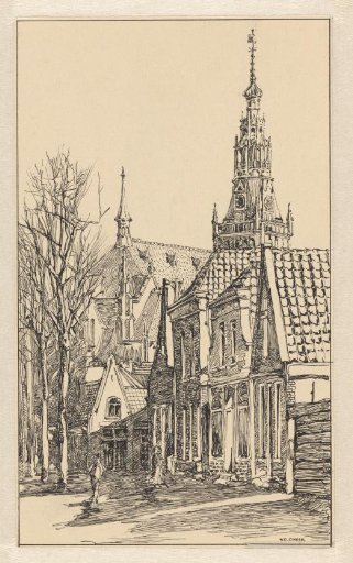 View of the Great Church at Schagen