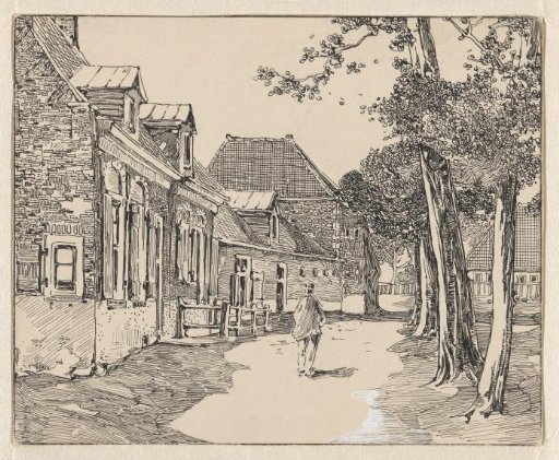 Street in Egmond aan den Hoef