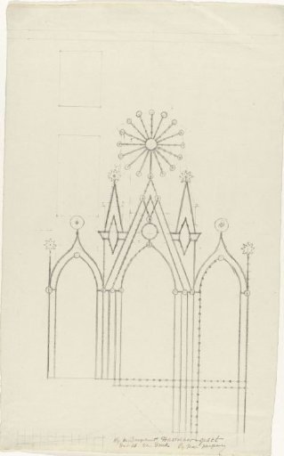 Design for the illumination at the house of Mayor Hasselaer in Amsterdam, 1788