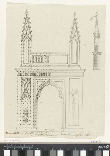 Design for the illumination of a house in Amsterdam, 1788