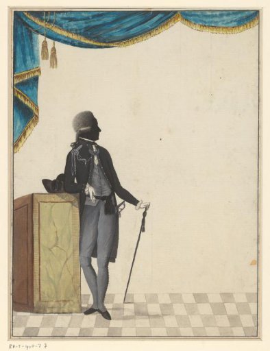 Full-length portrait of General Van der Meersch in an interior