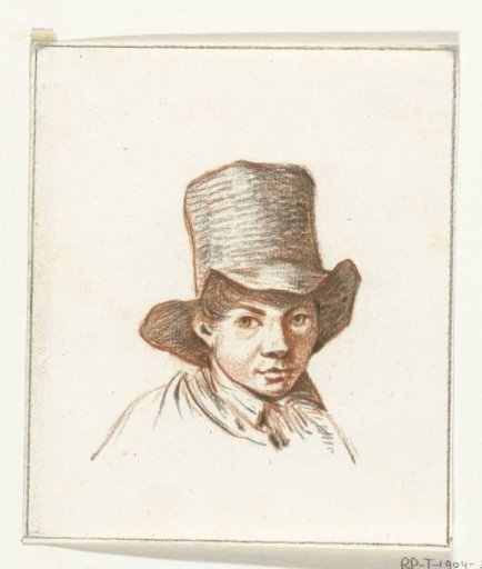 Head of a Boy with a High Hat