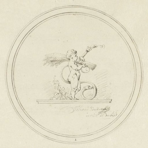 Medallion with an allegorical representation of Summer