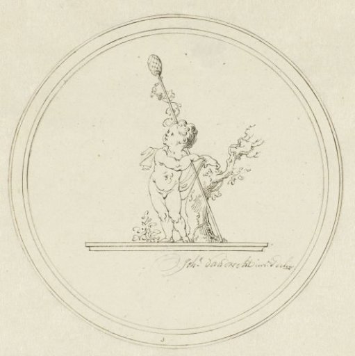 Medallion with an allegorical representation of Autumn