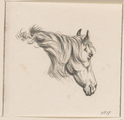 Head of a Horse, Facing Right
