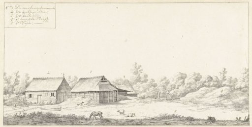 View of Three Houses on the Surimombo Plantation