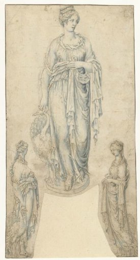 Three Studies for or after a Statue of Juno