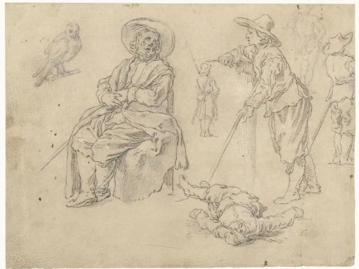 Seated old man