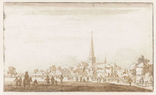 Horse market in Valkenburg