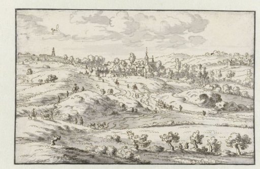 View of Lembeek, Flemish Brabant