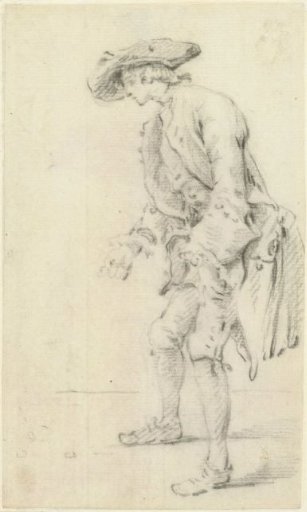 Young nobleman, leaning to the left