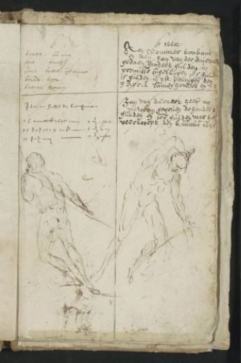 Two naked men in different poses