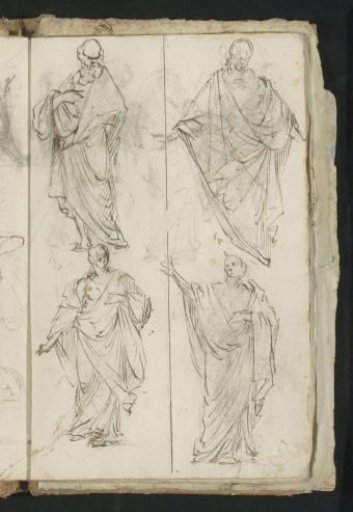 Four figures in togas