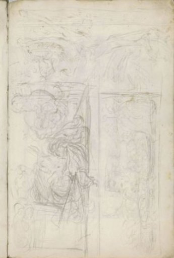 Study Sheet with Branches and Still Lifes
