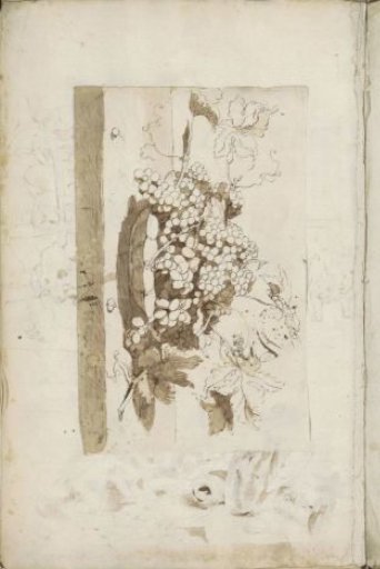 Still Life with Grapes on a Dish