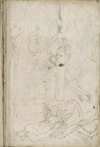 Man Carrying a Barrel