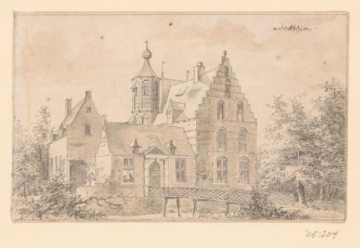 View of Castle Avestein near Dinther