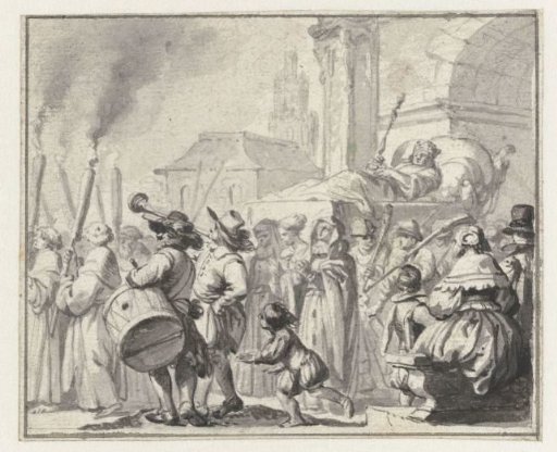 Funeral procession of a prince