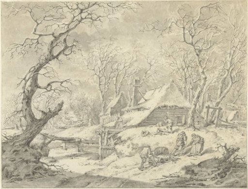Winter Landscape with a Farm