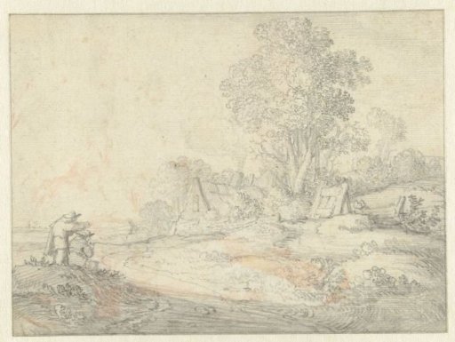Farmhouse among trees