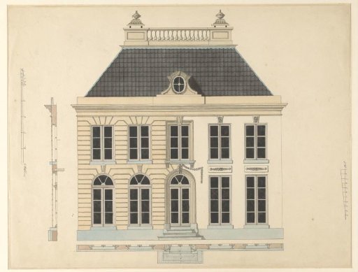 Design for a front facade