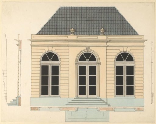 Design for a front facade