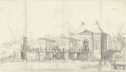 Heiligewegspoort in Amsterdam in Winter